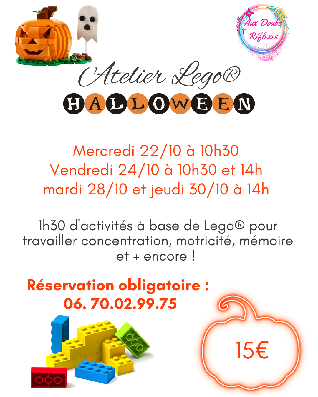 Atelier Lego d'Halloween