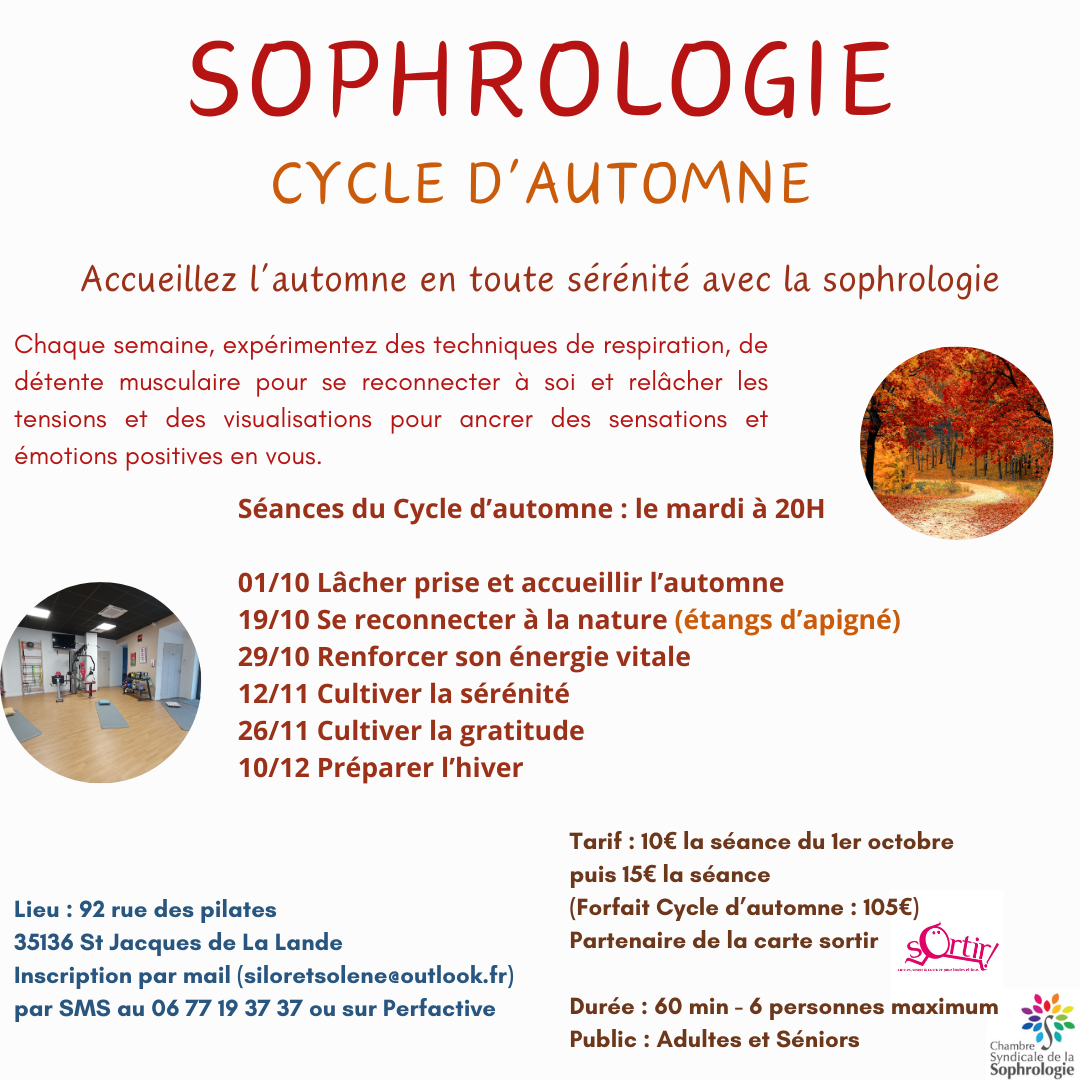 Cycle d'automne de sophrologie