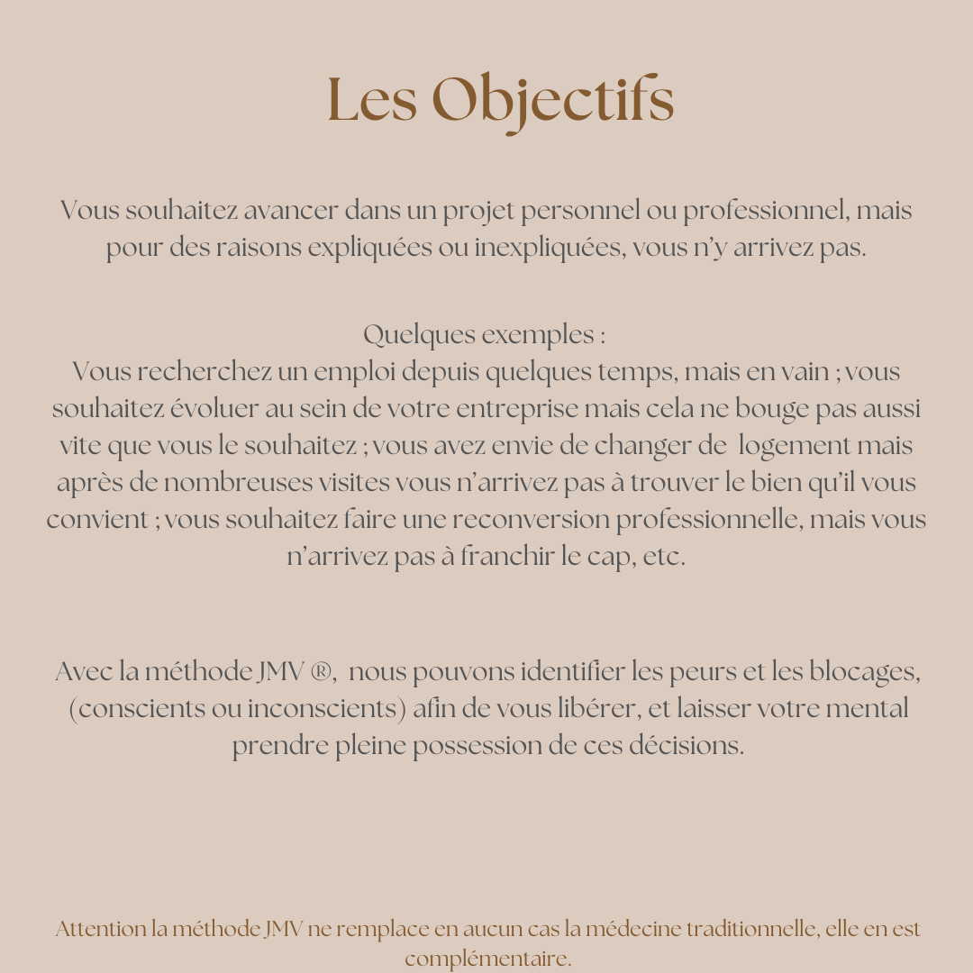 Les Objectifs