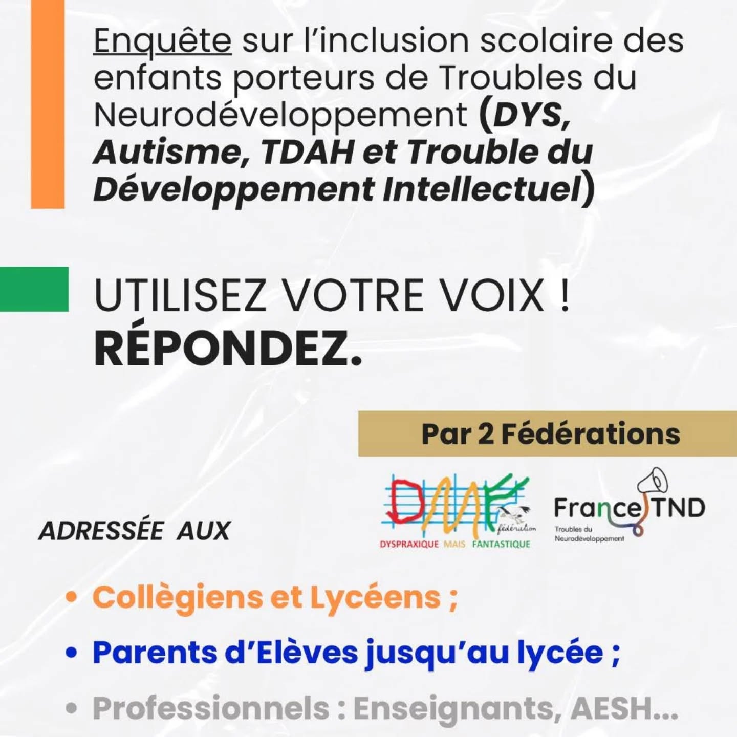 TND & inclusion scolaire