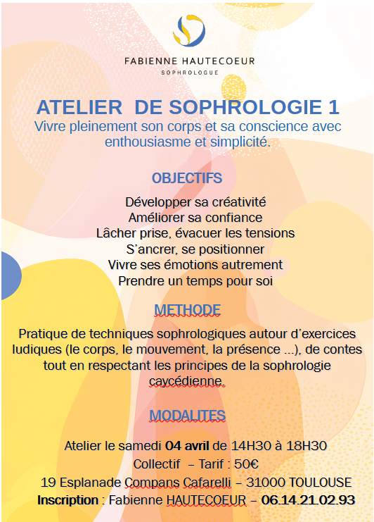 ATELIER  DE SOPHROLOGIE 1