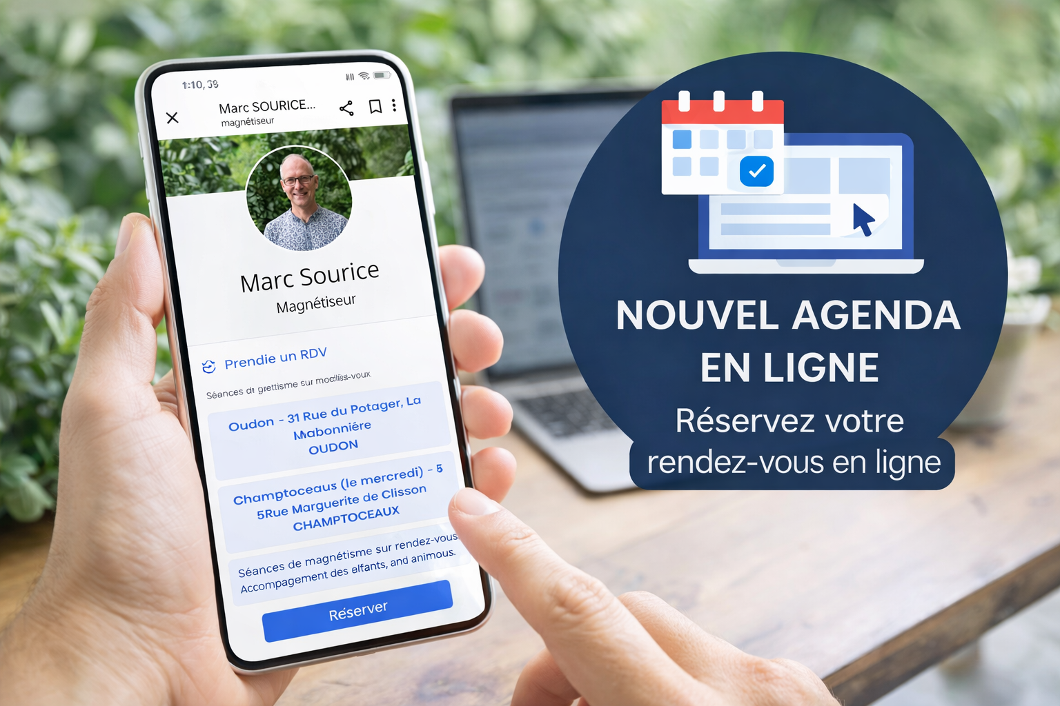 Information concernant la prise de rendez-vous