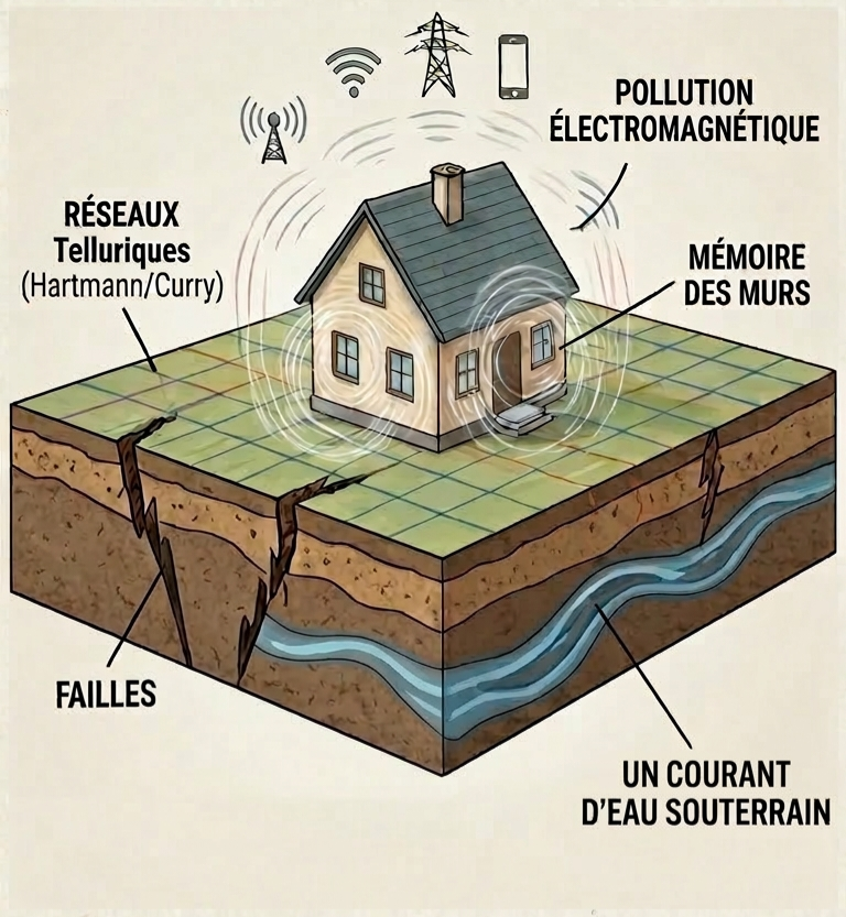 Analyse en géobiologie : harmonisez votre lieu de vie (Oudon, Champtoceaux, Le Cellier)