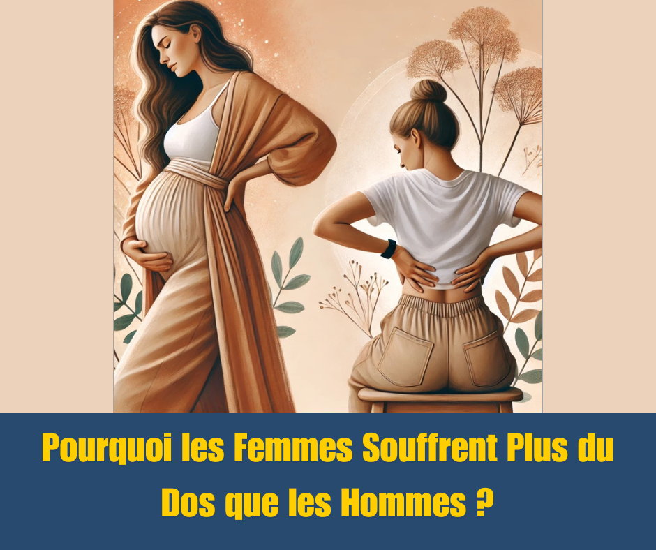 Pourquoi les femmes souffrent plus du dos que les hommes ?