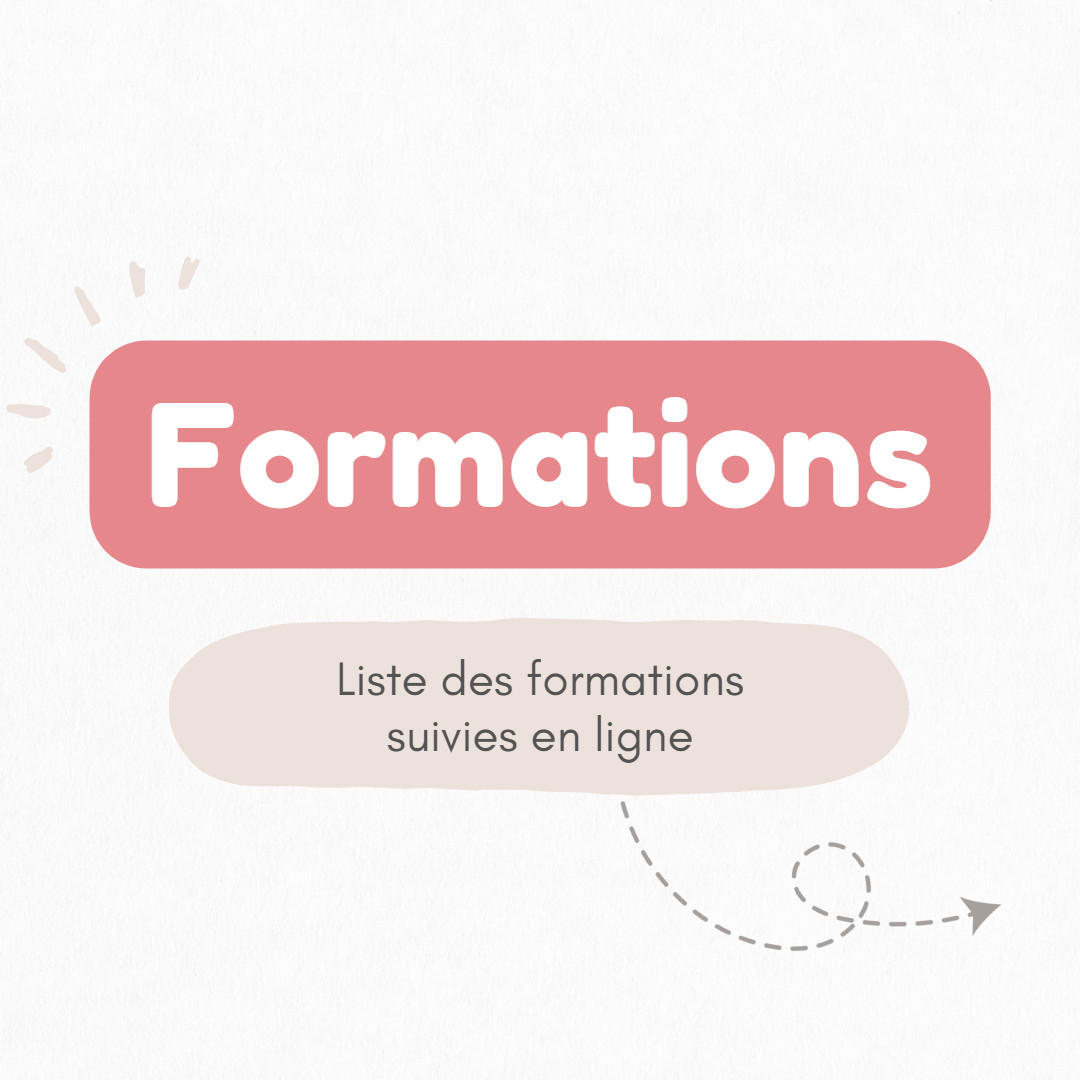 Liste des formations suivies