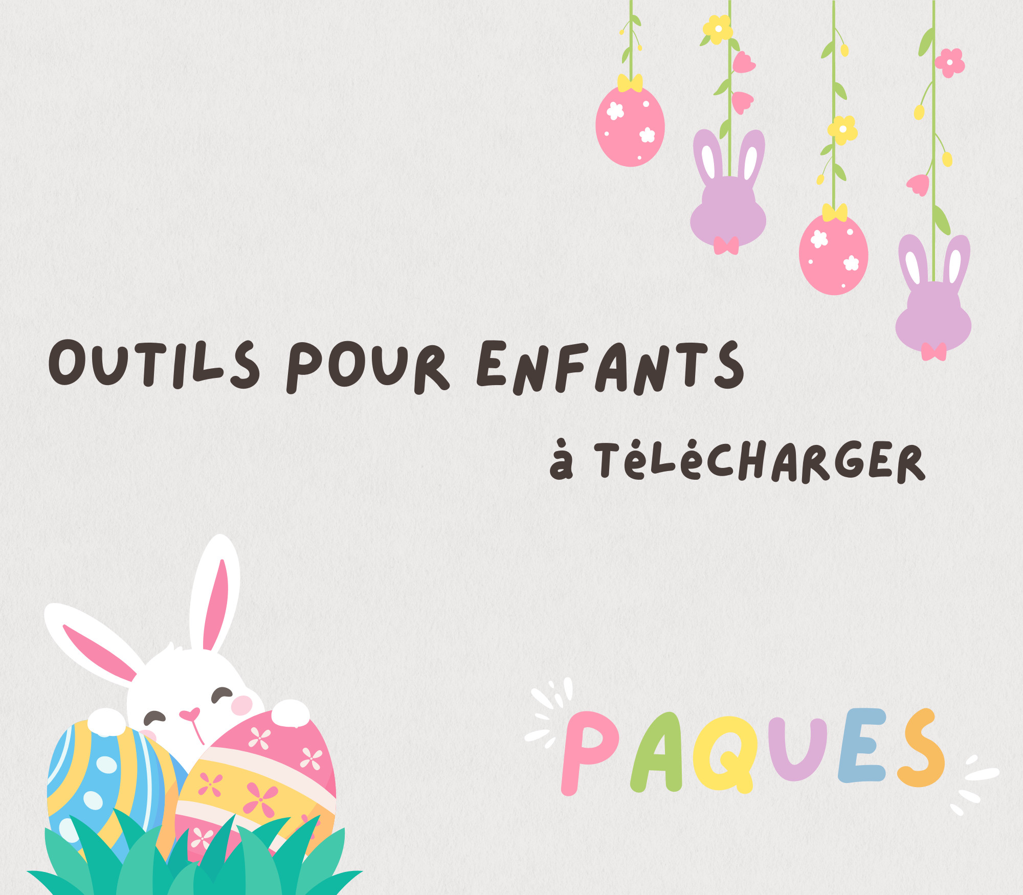 Outils pour enfants - Pâques