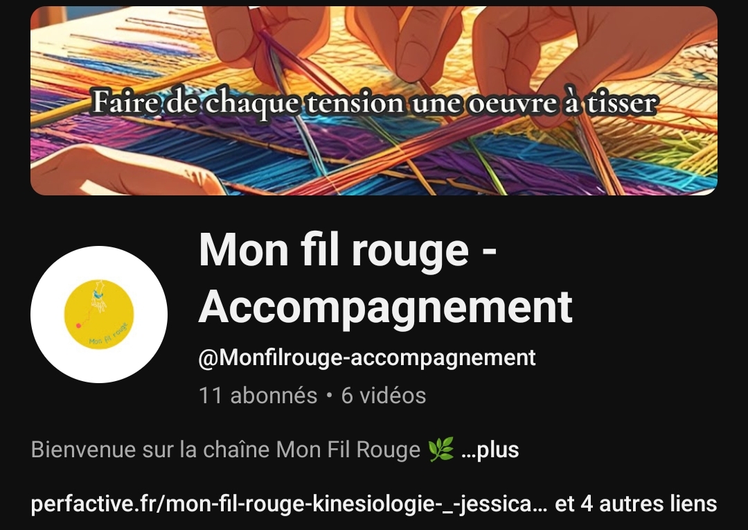 Mon fil rouge c'est désormais aussi une chaîne