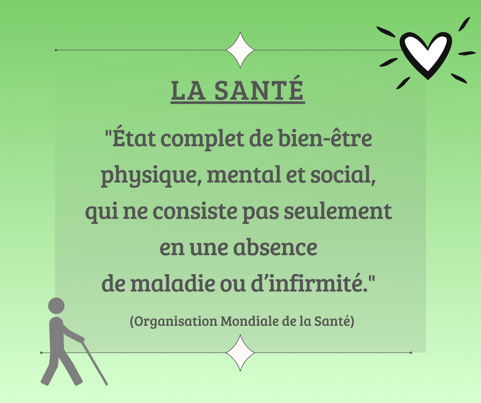C'est quoi être en santé?