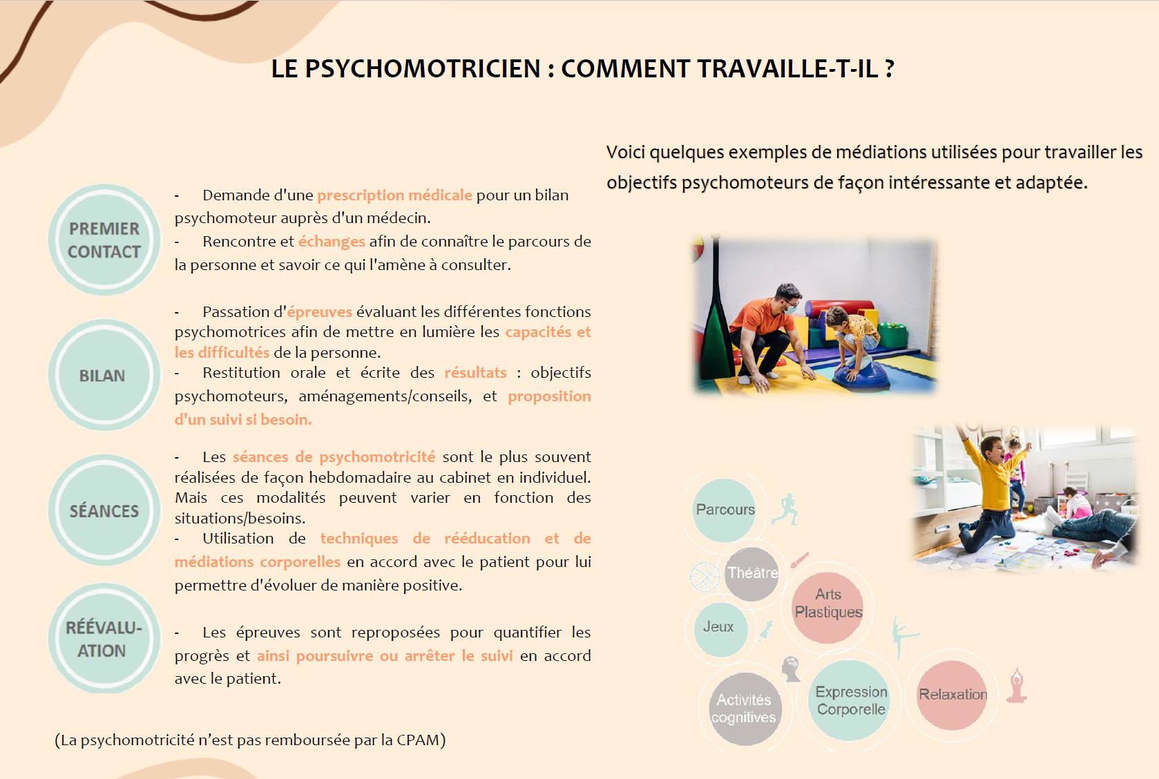 Le psychomotricien , comment travaille-t-il ?