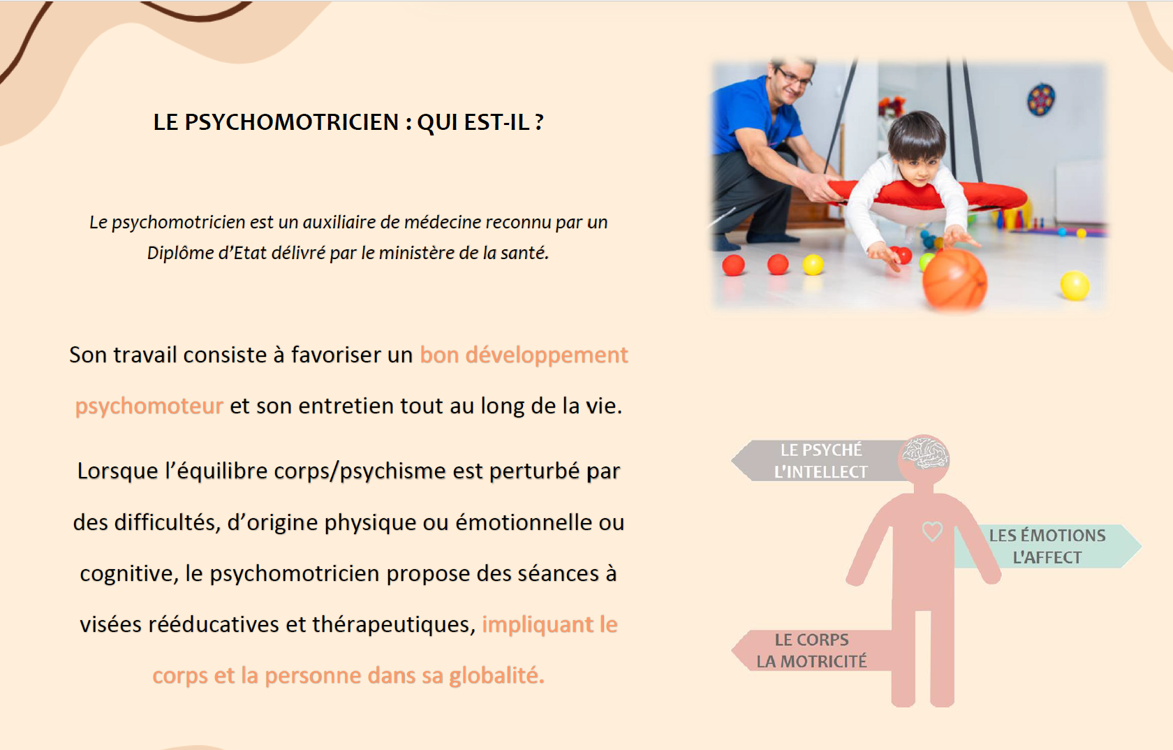 Le psychomotricien , qui est-il ?