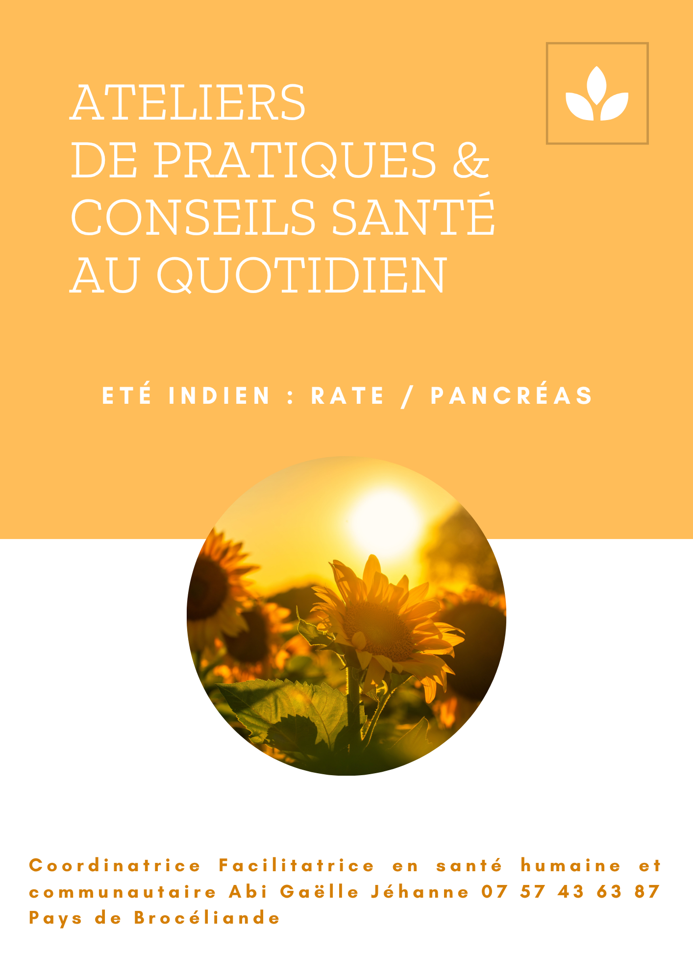 Atelier de pratiques et de conseils " santé au quotidien "