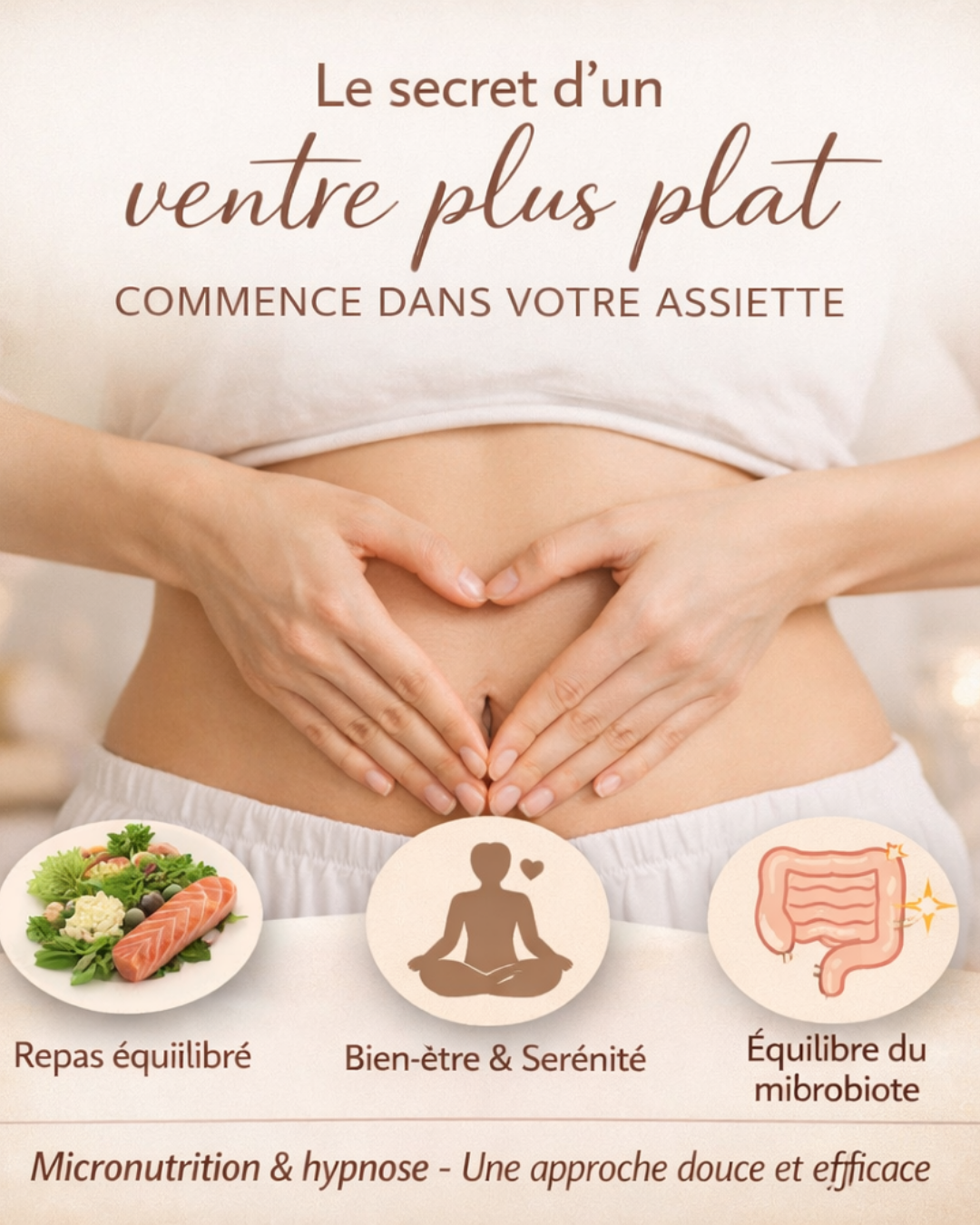 Le secret d’un ventre plus plat commence dans votre assiette
