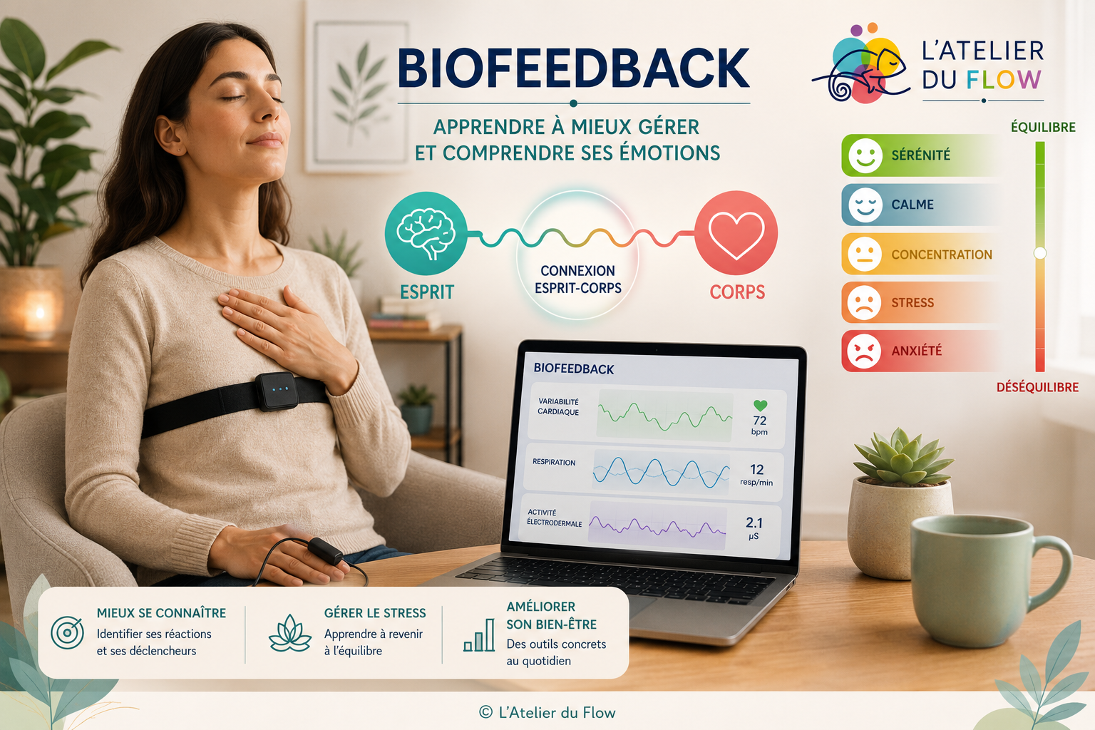 Le biofeedback : apprendre à mieux comprendre et réguler ses émotions