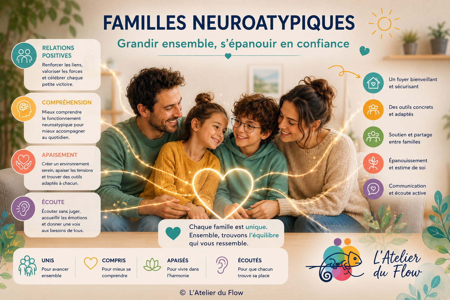 Les familles neuroatypiques : lorsque les différences deviennent une richesse à comprendre