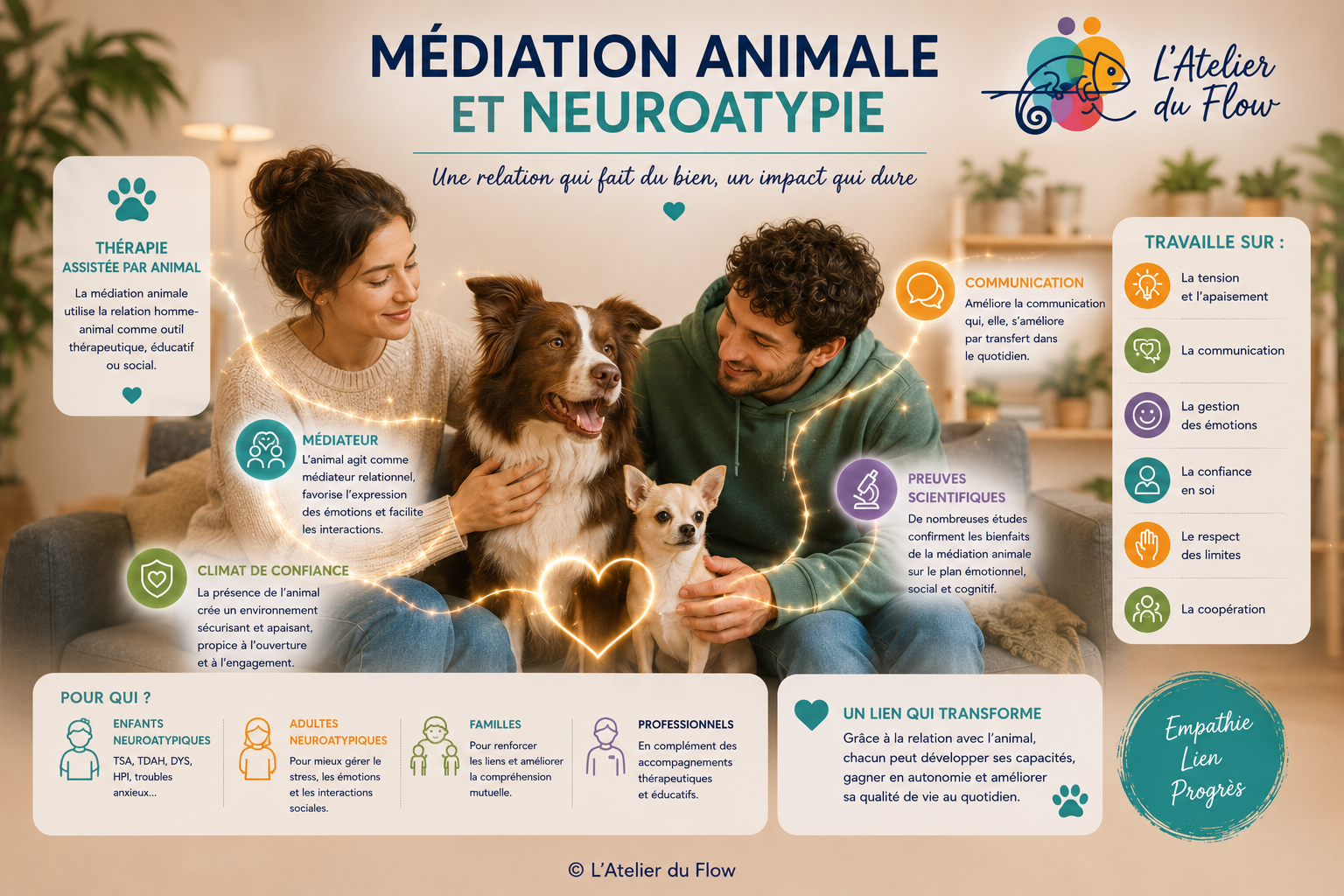 La médiation animale : lorsque la relation avec l'animal devient un soutien thérapeutique