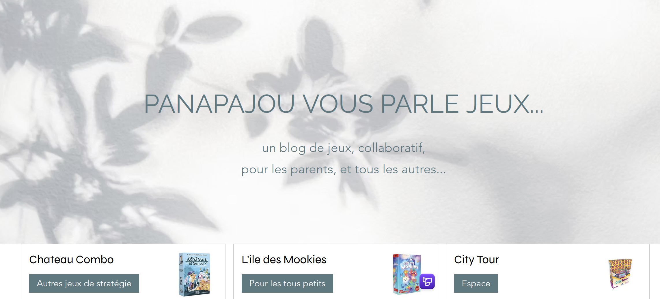 Blog jeux de société et psychomotricité