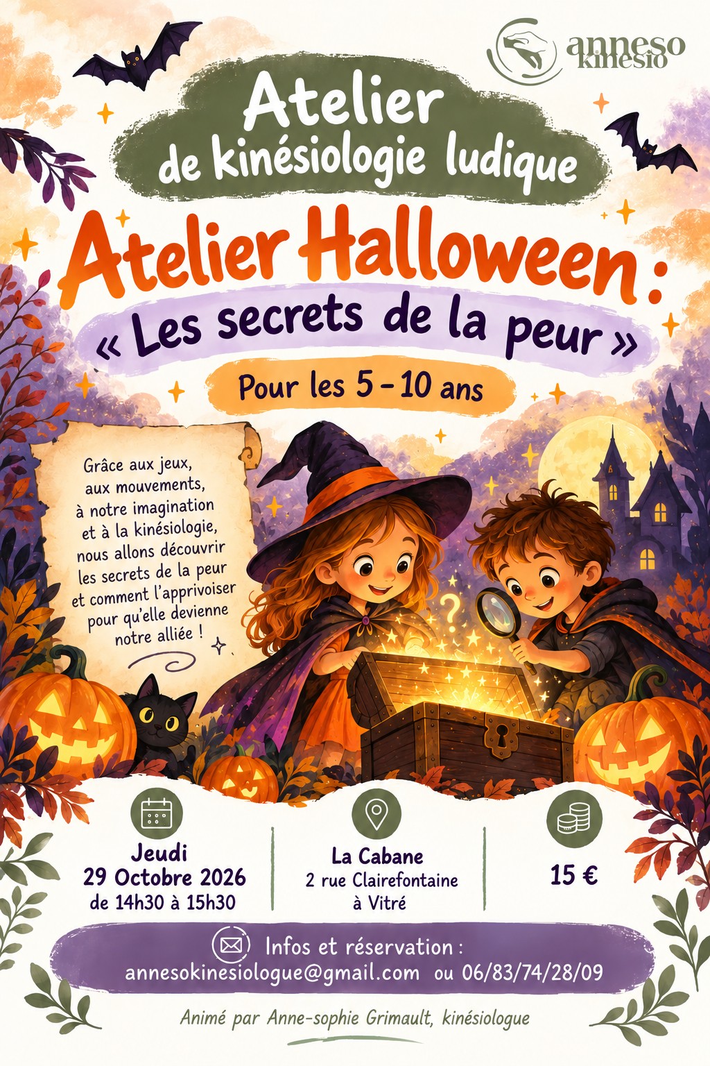 Atelier Halloween: les secrets de la peur