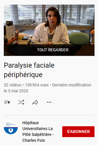 Ressources pour paralysie faciale