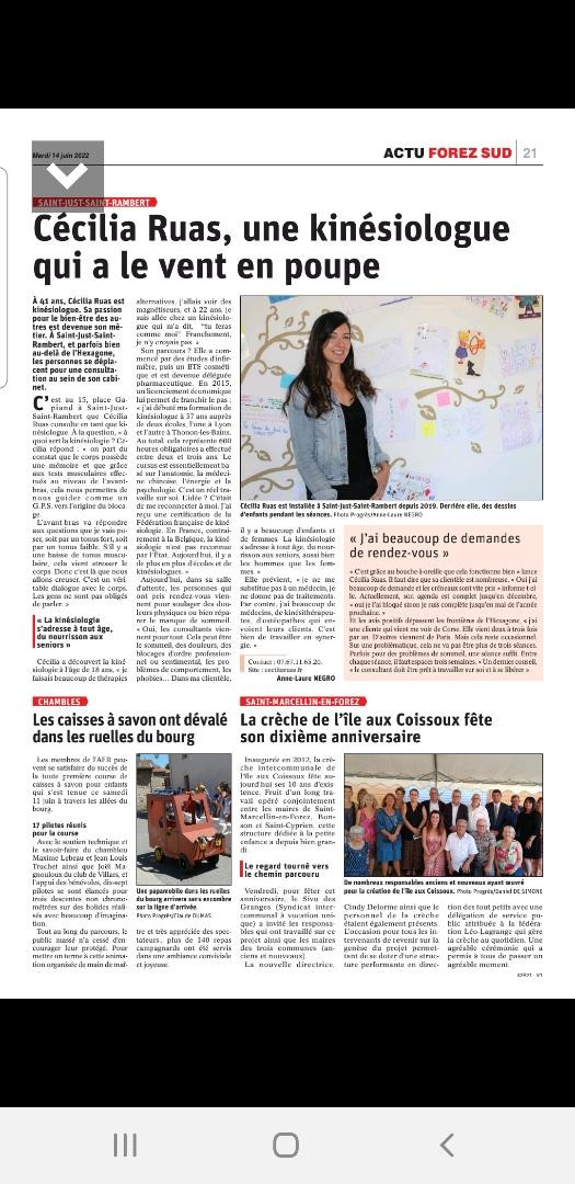Parution Journal le progrès