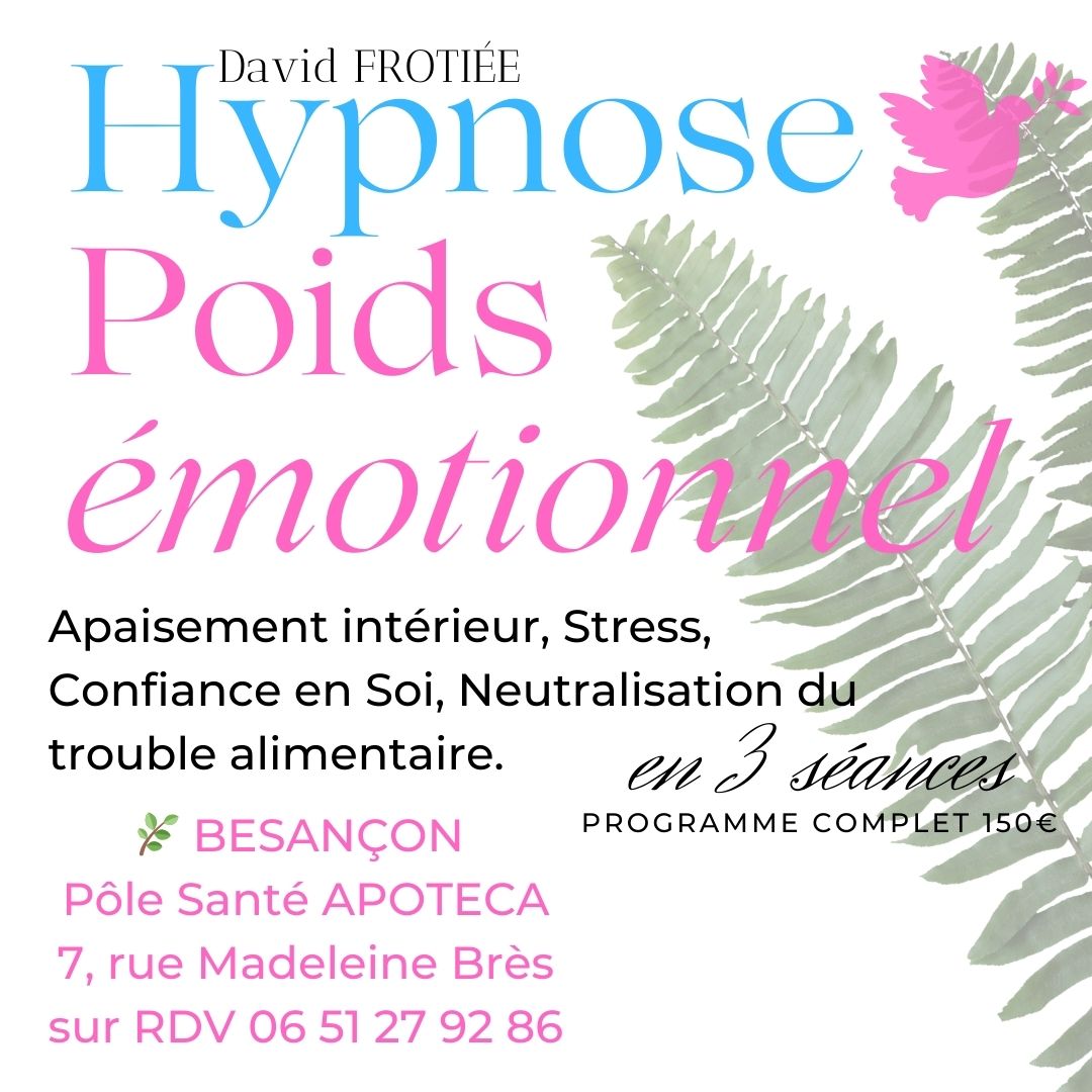 ÉQUILIBRE ALIMENTAIRE & POIDS ÉMOTIONNEL : l'approche par l'apaisement émotionnel.