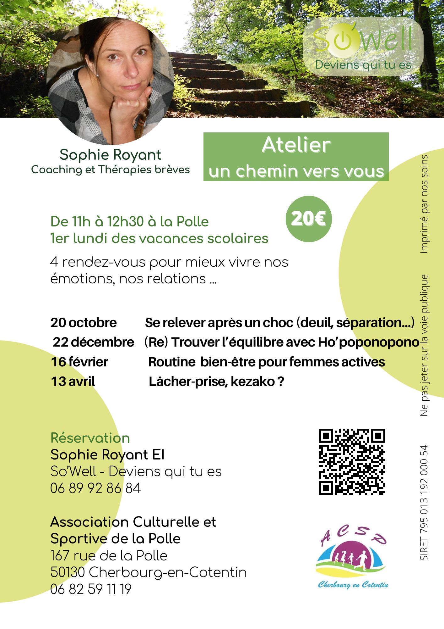 Atelier "un chemin vers vous"