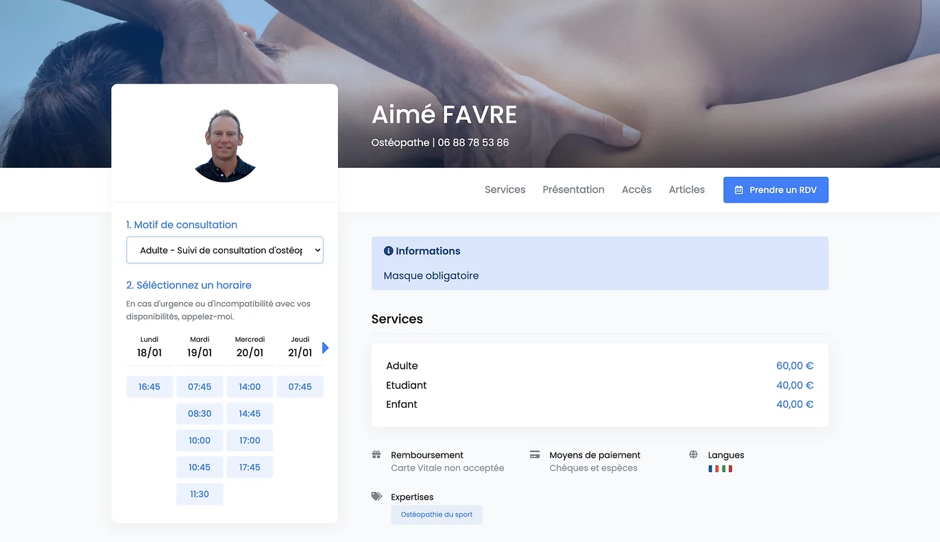 Page de présentation configurable | Étape #0 | PERFACTIVE